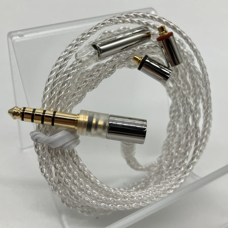final 【中古】シルバーコートケーブル MMCX 1.2m 4.4mm 5極