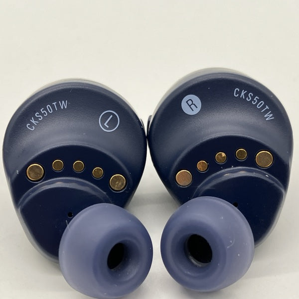 【中古】ATH-CKS50TW BL ブルー【日本橋】