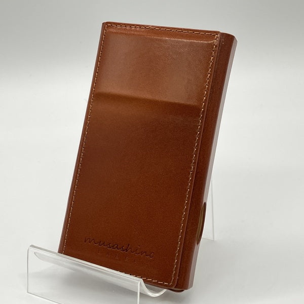e☆イヤホン 【中古】NW-ZX700シリーズ用 レザーケース ブラウン