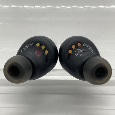 【中古】ATH-CKS30TW+ BK マットブラック【日本橋】
