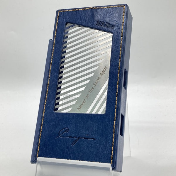 【中古】N3Ultra用純正レザーケース ブルー【日本橋】