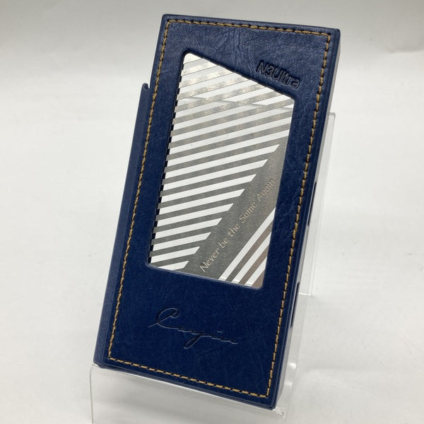 【中古】N3Ultra用純正レザーケース ブルー【秋葉原】