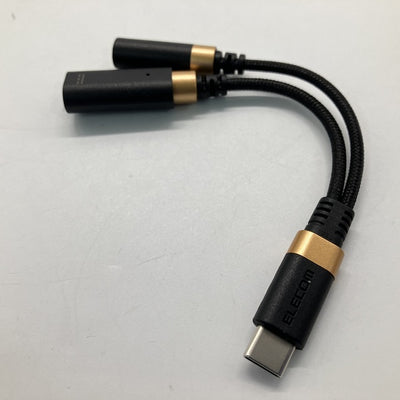 【中古】給電付き Type-C-3.5mm変換ケーブル (DAC搭載/高耐久) ブラック  【MPA-C35CSDPDBK】【秋葉原】