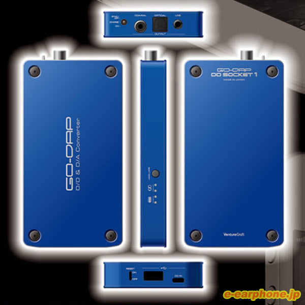 VentureCraft Go-Dap DD Socket 1 (ブルー) – e☆イヤホン