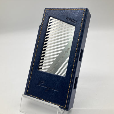 【中古】N3Ultra用純正レザーケース ブルー【日本橋】