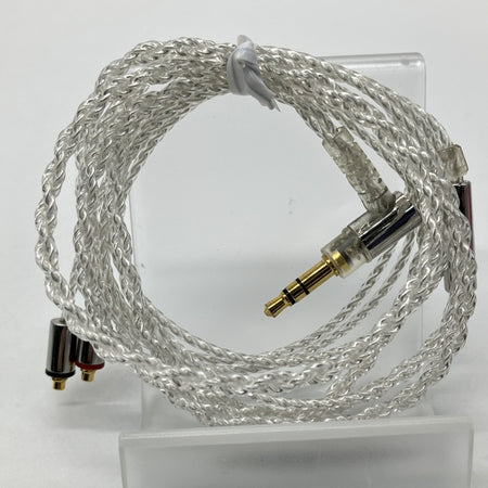 final 【中古】シルバーコートケーブル MMCX 1.2m 3.5mm 【C106