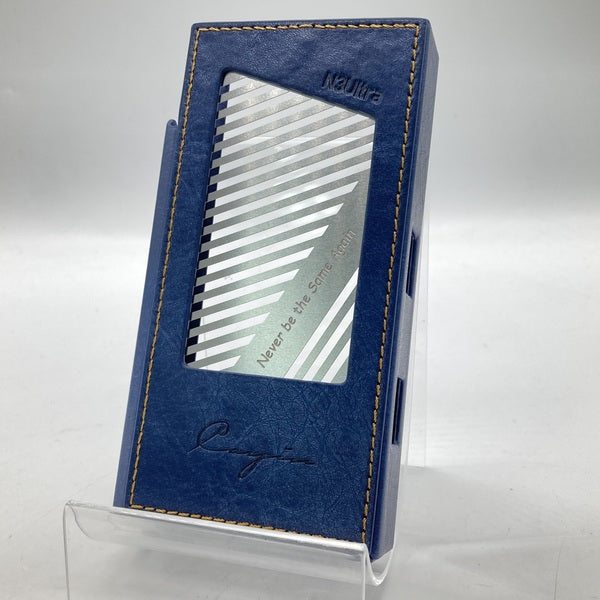 【中古】N3Ultra用純正レザーケース ブルー【秋葉原】