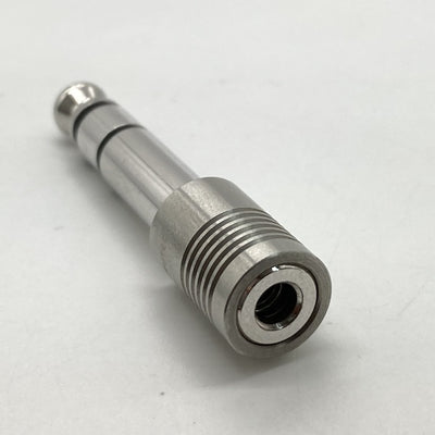 【中古】F63-S(R）【ロジウムメッキ 3.5mm→6.3mm変換プラグ】【日本橋】