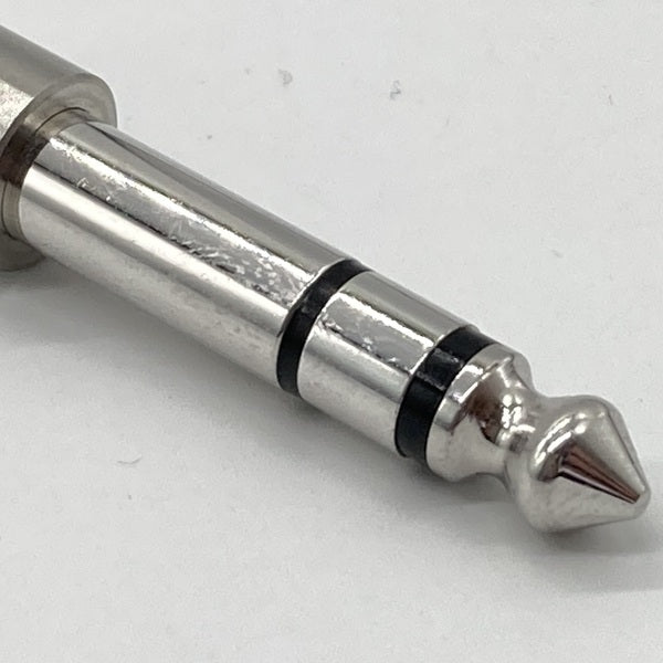 【中古】F63-S(R）【ロジウムメッキ 3.5mm→6.3mm変換プラグ】【日本橋】