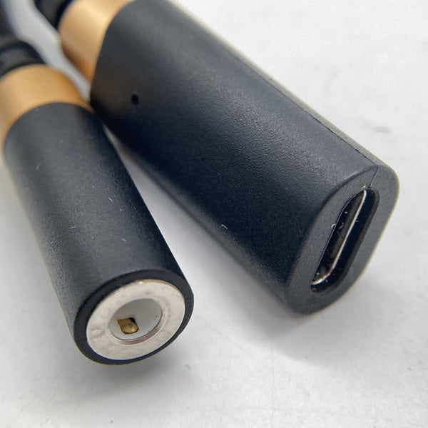 【中古】給電付き Type-C-3.5mm変換ケーブル (DAC搭載/高耐久) ブラック  【MPA-C35CSDPDBK】【名古屋】