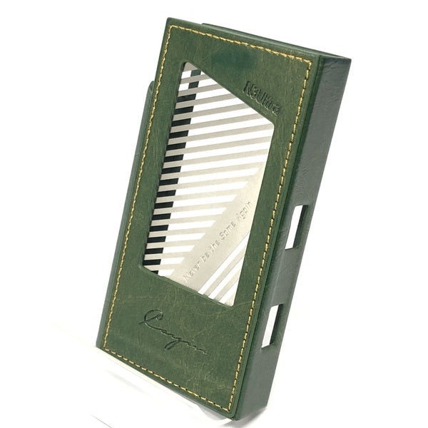 【中古】N3Ultra用純正レザーケース グリーン【秋葉原】