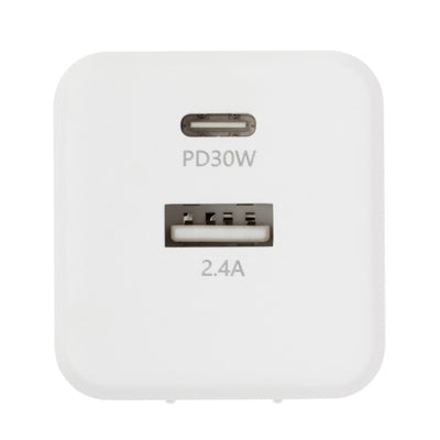 窒化ガリウム採用 GaN AC充電器 30W ホワイト