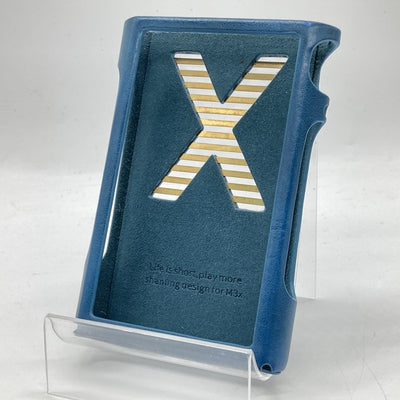 【中古】M3X専用レザーケース ディープブルー【日本橋】