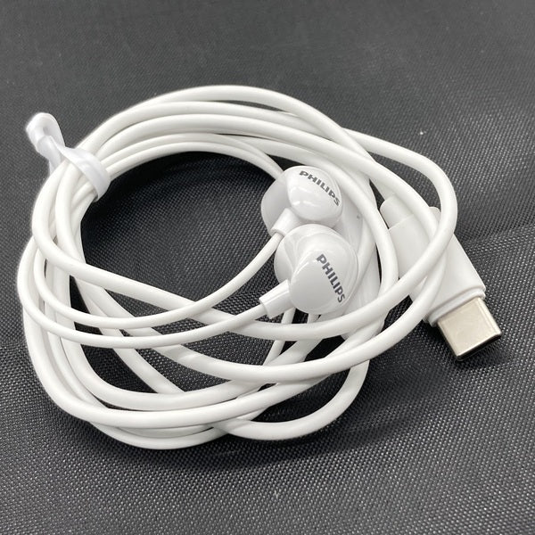 【中古】TAE2146 ホワイト USB-C接続 有線イヤホン【秋葉原】