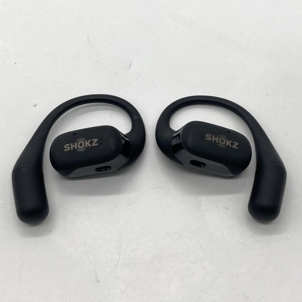 中古(B)] shokz 完全ワイヤレスイヤホン OpenFit ブラック[良い