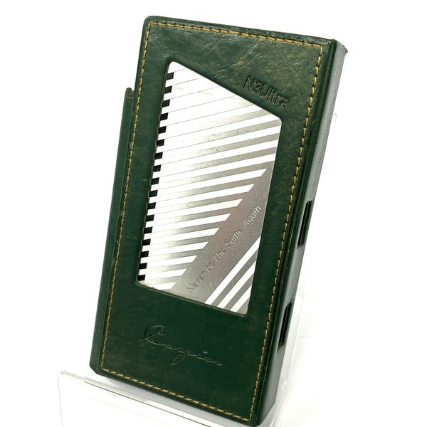 【中古】N3Ultra用純正レザーケース グリーン【秋葉原】