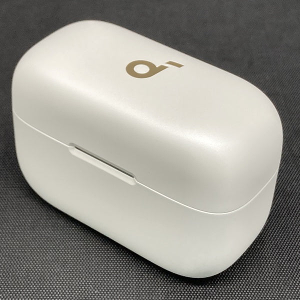 芸能人 愛用の通販 Anker ホワイト&ゴールド【A3388N21 AeroClip 【中古】Soundcore イヤホン