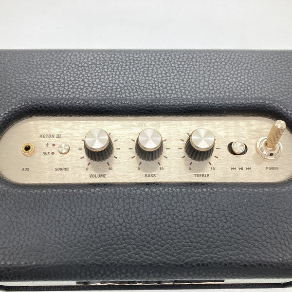【中古】Acton III Bluetooth Black【秋葉原】