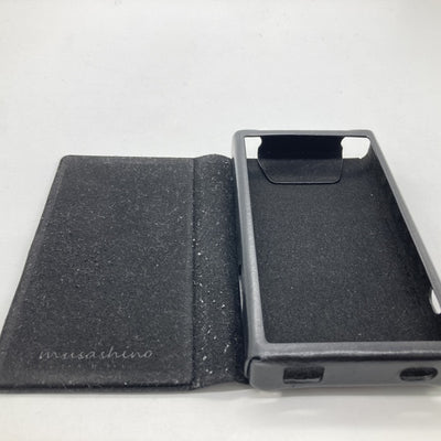 【中古】NW-ZX700シリーズ用 フラップタイプカーフレザーケース ブラック【CP-NWZX700LCF/B】【仙台】