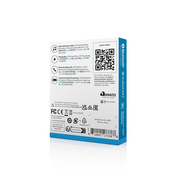 新品　Sennheiser BTD 700 Bluetooth USBアダプター Sennheiser BTD 700 Bluetooth USB Dongle aptX Lossless