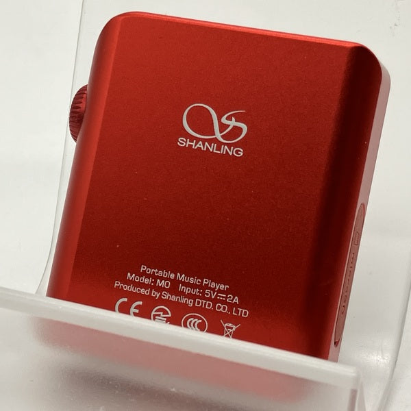 SHANLING M0 中古 レッド 保護カバー付 美品 SHANLING 【中古】M0 レッド 専用ケース(レッド)セット【M0 RD