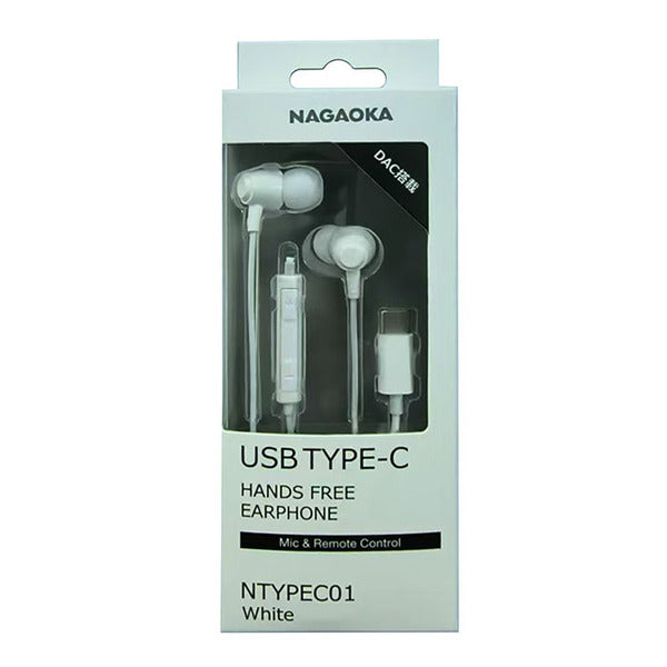 USB TYPE-C ハンズフリーイヤホン