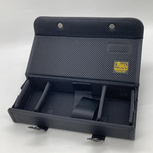 【中古】簡単に仕切りの位置が変えられるイヤフォンケース-Ver.2.0 3個用＜ワイド＞ （バリスティックナイロン製：ブラック） 【VE047-00】【秋葉原】