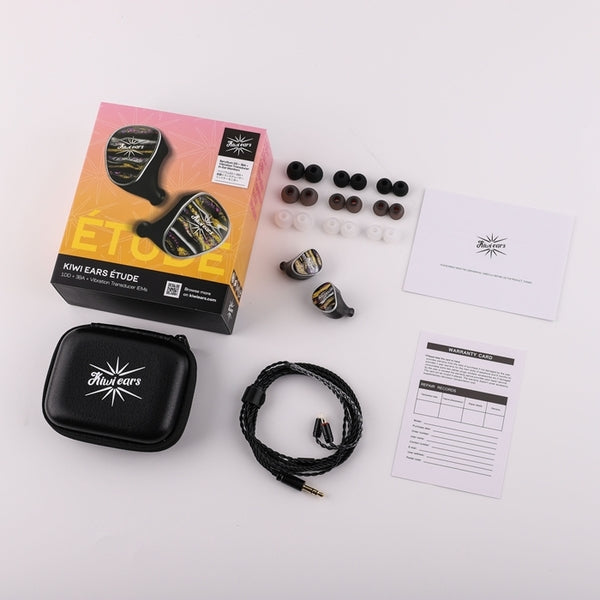 Kiwi Ears Étude | Beryllium DD + 3BA + Vibration Transducer