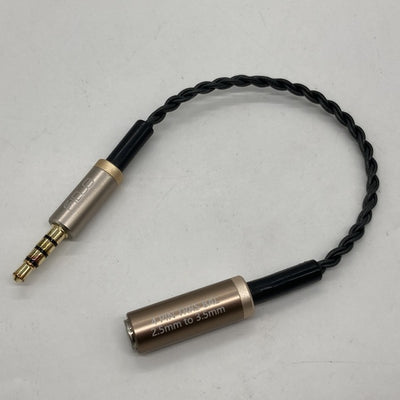 【中古】2.5mm 4極バランスドプラグ → 3.5mm 4極バランスドジャック変換アダプター【秋葉原】