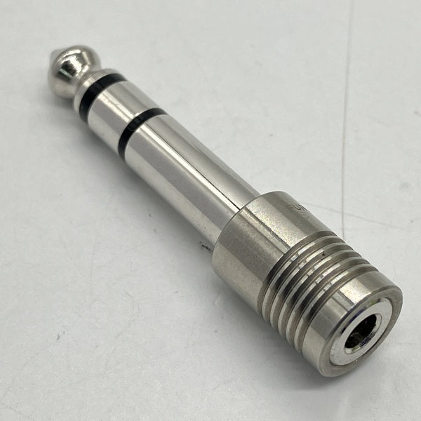 【中古】F63-S(R）【ロジウムメッキ 3.5mm→6.3mm変換プラグ】【名古屋】