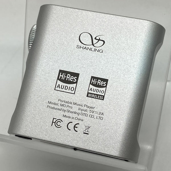 2025-25 秋冬新作  ハイブランドの SHANLING (e☆イヤホン限定カラー)【名古屋】 Silver 【中古】M0Pro ポータブルプレーヤー