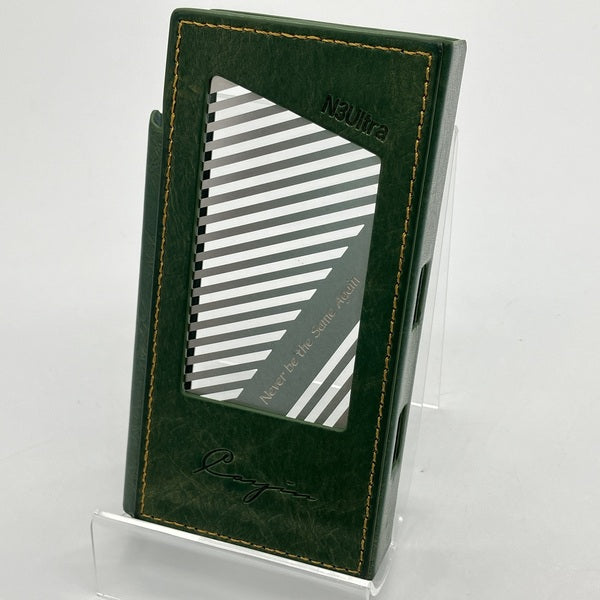 【中古】N3Ultra用純正レザーケース グリーン【秋葉原】