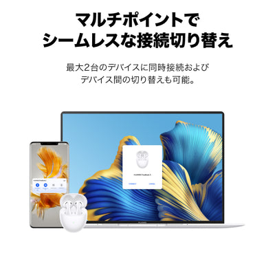 【アウトレット】FreeBuds 5 シルバーフロスト 【55036454】