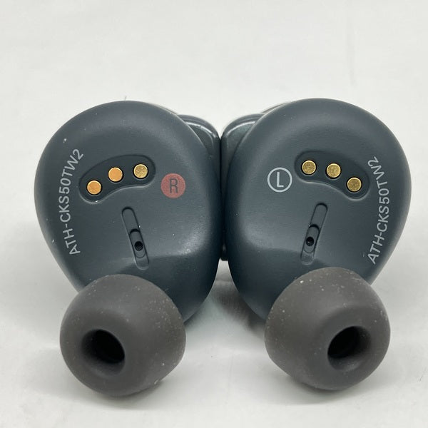 美品 ATH-CKS50TW2 ブラック ATH-CKS50TW2｜イヤホン：完全ワイヤレス SOLID BASS｜株式会社