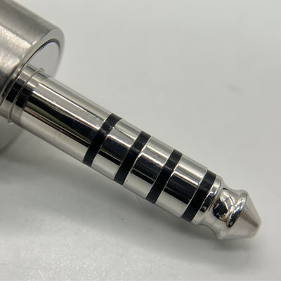 【中古】イヤホン用リケーブル 【8本編み】4N純銀撚り線　カスタマイズ（2Pin SuperAgメッキ - FURUTECH FT-7445(R) 4.4mm 5極）140cm【名古屋】