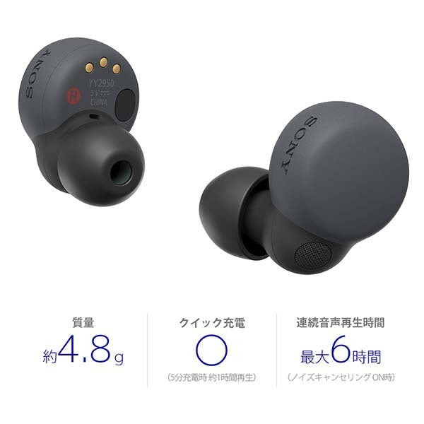 SONY 【アウトレット】LinkBuds S ブラック 【WF-LS900N B】 – e☆イヤホン