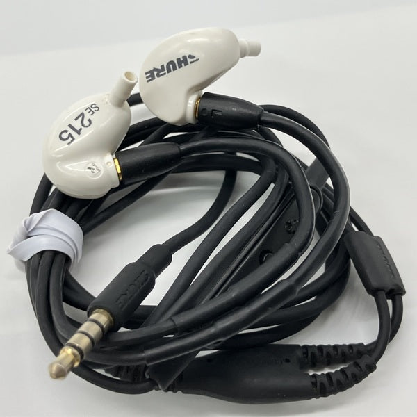 SHURE SE215 WIRELESS イヤフォン　ホワイト Shure SE215SPE-W-UNI White SE215 Earphones with Mic | IDJNOW