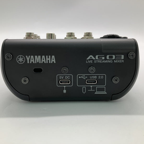 YAMAHA 【中古】AG03MK2 LSPK Live Streaming Pack Black