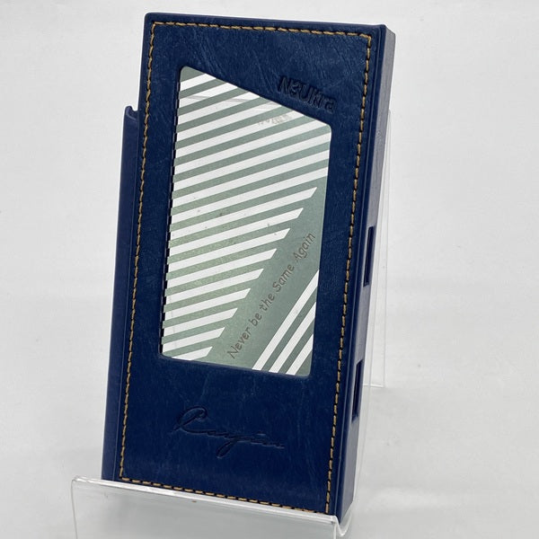 【中古】N3Ultra用純正レザーケース ブルー【日本橋】