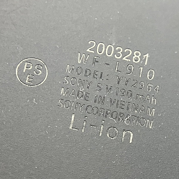 sony linkbuds open WF-L910/WZ 保証書、領収書付属 Sony LinkBuds Open WF-L910（H）グレー - メルカリ