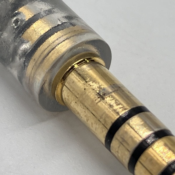 展示品final C106シルバーコードケーブルMMCX (4.4mmバランス) final 【中古】シルバーコートケーブル MMCX 1.2m 4.4mm 5極