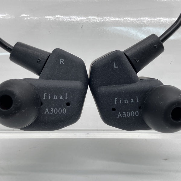 final A3000 有線イヤフォン マットブラック A3000｜final-イヤホン・ワイヤレスイヤホン・ヘッドホン｜final 公式