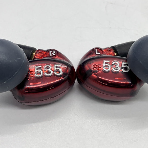 SHURE SE535LTD 動作確認済み 左右本体のみ Amazon.co.jp: SHURE シュア SE535LTD-A イヤホン 有線 レッド