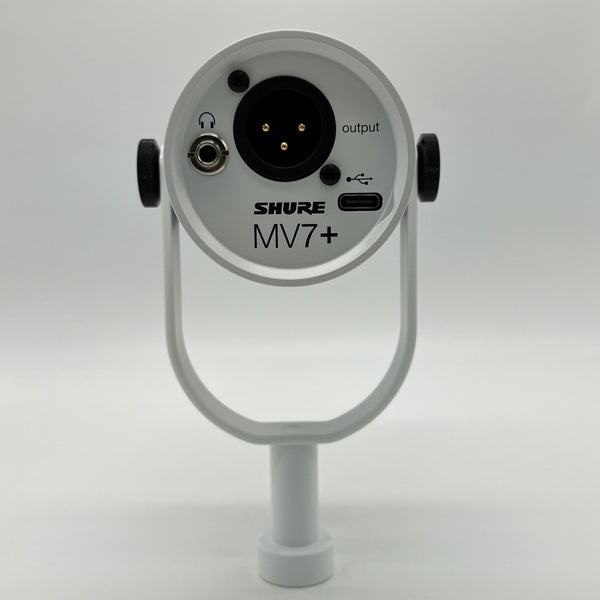 SHURE 【中古】MV7+ポッドキャストマイクロホン ホワイト 【MV7