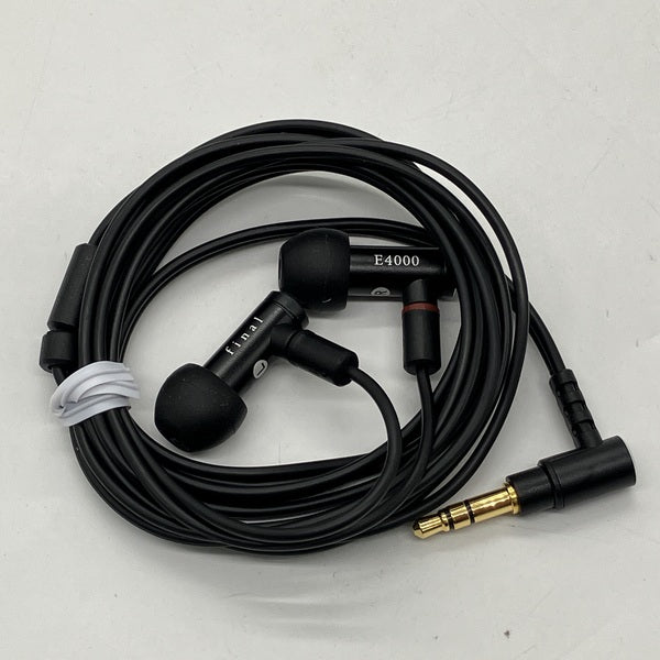 final E4000 有線イヤホン ブラック E4000｜final-イヤホン・ワイヤレスイヤホン・ヘッドホン｜final
