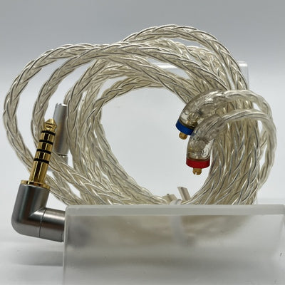 【中古】LC-4.4C 4.4mm5極L字 銀メッキ高純度単結晶銅8芯ケーブル【FIO-LC44C】【秋葉原】