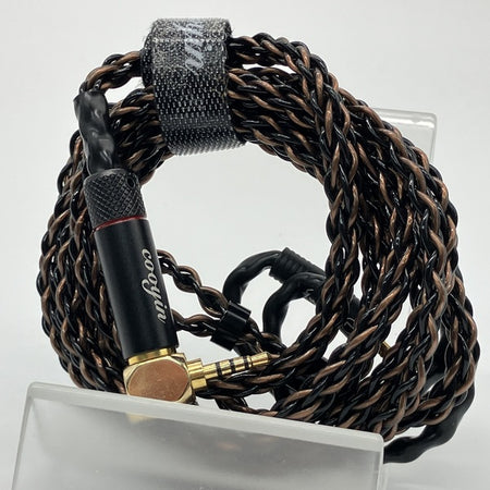 【1点のみ】銀銅合金導体 8コア1064芯 MMCX/4.4mm+イヤホン本体 その他ブランド 【中古】cooyin mmcx 2.5mm単結晶銅+銀メッキ銅 8芯リ