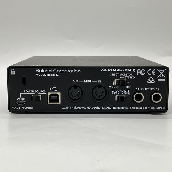 中古品　RUBIX22 Roland Amazon.co.jp: ローランド ROLAND Rubix22 USB AUDIO INTERFACE