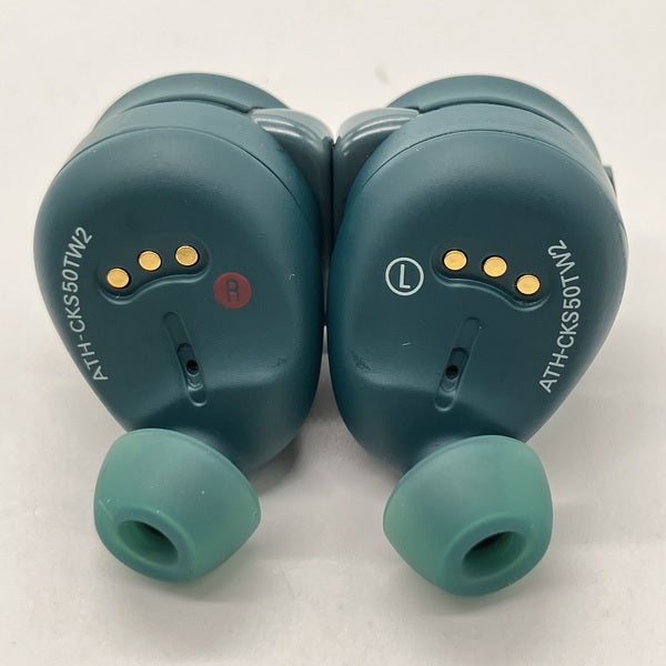 【新品・未開封】audio-technica ATH-CKS50TW2 グリーン ATH-CKS50TW2｜イヤホン：完全ワイヤレス SOLID BASS｜株式会社