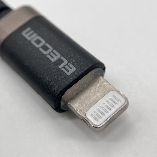 【中古】Lightning-3.5mm変換ケーブル (高耐久) ブラック 【MPA-L35S01BK】【仙台】